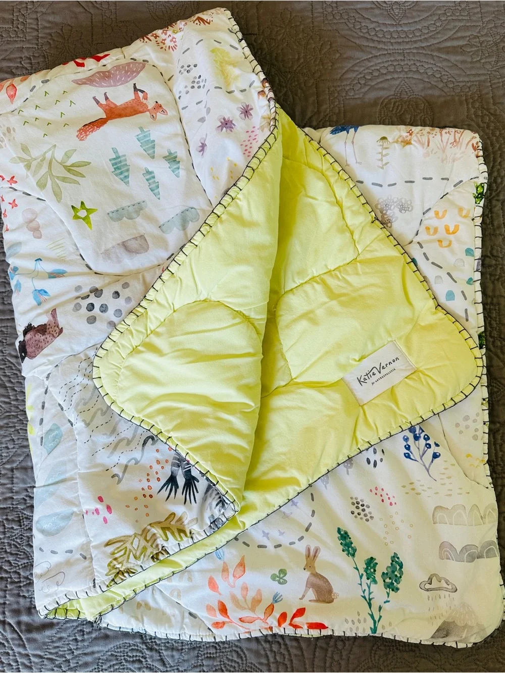 Katie Vernon Wilderness Toddler Quilt
